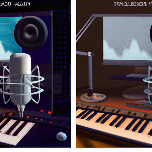תמונות לפני ואחרי של פרויקט עיצוב סאונד ב-FL Studio