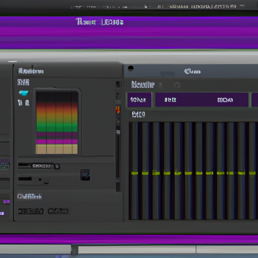 צילום מסך של סביבת העבודה של Pro Tools, המציג את התכונות השונות שלו